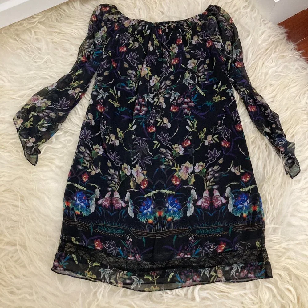 ALICE + OLIVIA Floral Print Mini Dress - Picture 11 of 11